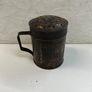 Antique Tin Sifter Shaker